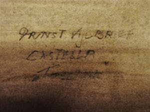 Ernst Vijlbrief - Provo kunstenaar - jaren 60 OLIEVERF "Toscaans landschap" gesigneerd kopen? Bied vanaf 20!