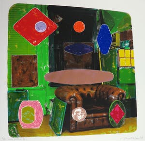 Jelis van Dolderen - Zeefdruk, Studio Astoria VI - Ingelijst kopen? Bied vanaf 1!