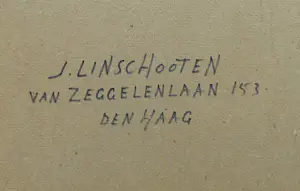 Jan Linschooten - Stilleven met paprika, olieverf op canvasboard (ingelijst) kopen? Bied vanaf 125!