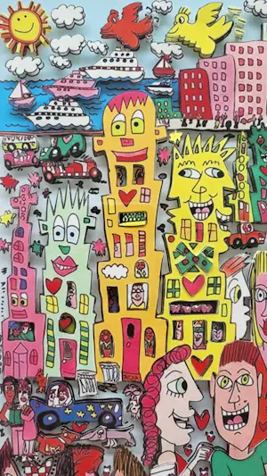 James Rizzi - The Colors of my City kopen? Bied vanaf 1200!