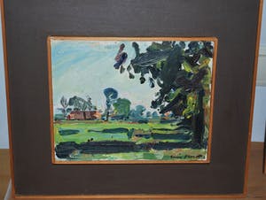 Hein Stork - Landschap, olieverf kopen? Bied vanaf 125!