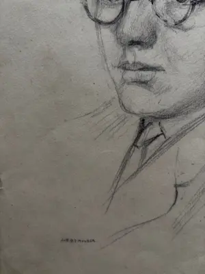 Albert Mulder - Albert BJ Mulder (1889-1987) - portret van een jonge man kopen? Bied vanaf 35!