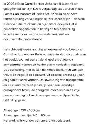 Corneille - Astre,femme et Oiseau kopen? Bied vanaf 10000!