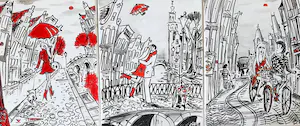 Elva Polyakova - 3 dagen in Amsterdam - painting's x 3 kaufen? Bieten Sie von 99!
