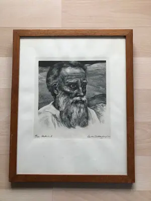 Aart van Dobbenburgh - portret van man met baard kopen? Bied vanaf 1!