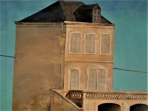 Erna van Mondfrans - Fraai verstild realistisch olieverf "Normandie / Frankrijk" gesigneerd kopen? Bied vanaf 10!