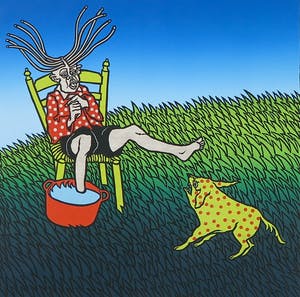 Leo van Nassau - Linosnede, De rode hond kopen? Bied vanaf 40!