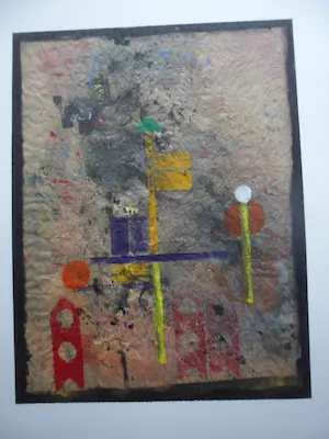 Hans Boomsma - Gemengde techniek op Japans papier kopen? Bied vanaf 50!