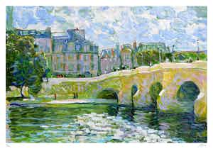 Patrick Marie - Le pont neuf - Rive gauche verkocht voor € 1!