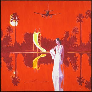 Marco Kooiman - Acryl op doek, Profondo Rosso (Groot) kopen? Bied vanaf 10!