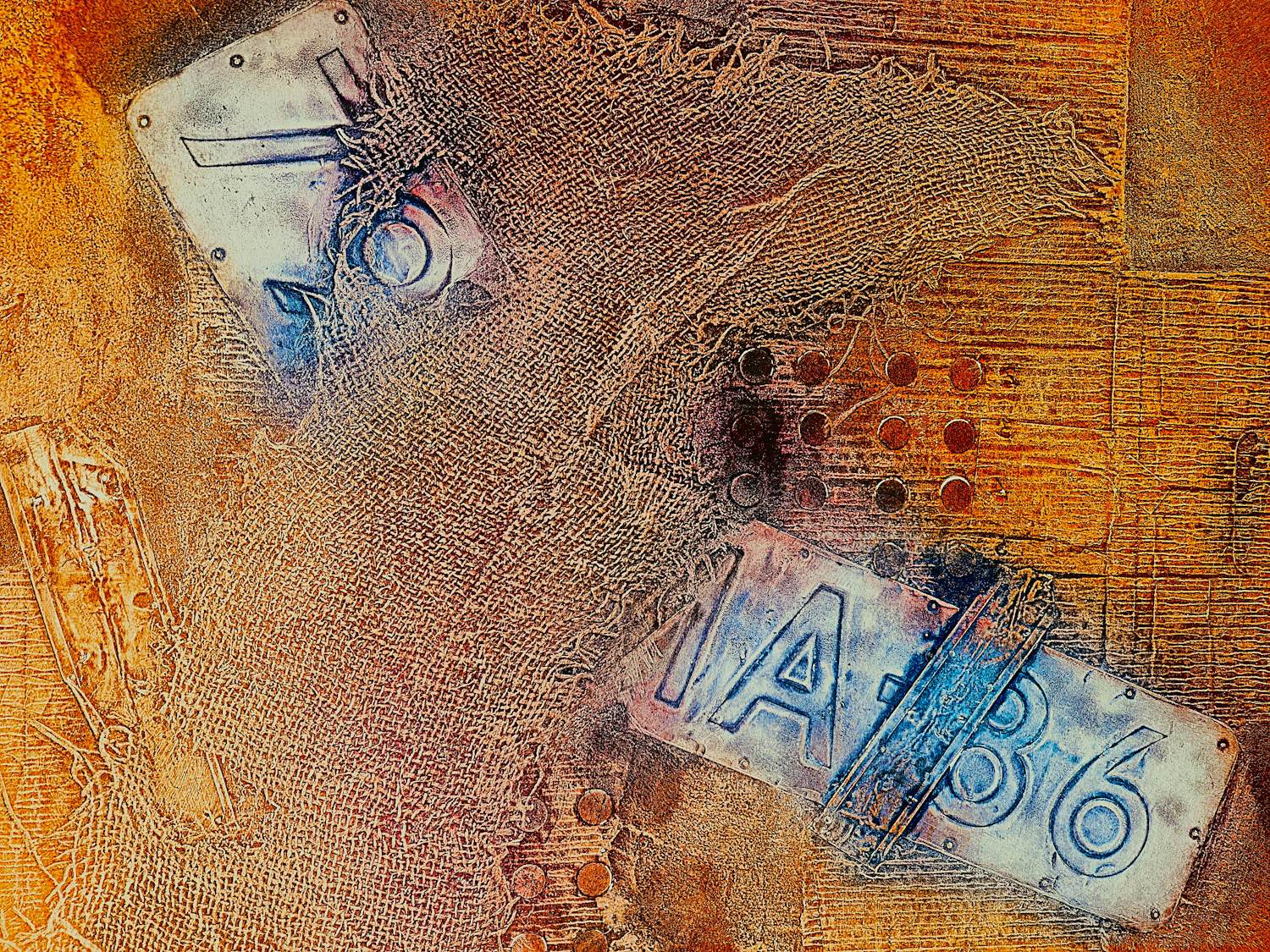 Enric Adsera Riba - Grote Reliëfdruk - serie JUTE A-76 b - kleine oplage (30) - potloodgesigneerd kaufen? Bieten Sie von 28!