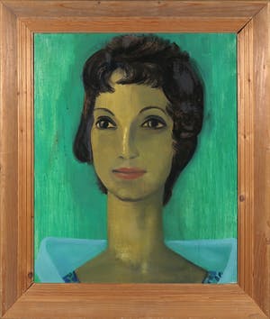 Elinka Oosterom-de Gustowska - Olieverf op doek, Joodse Hindoestaanse uit Curaçao kopen? Bied vanaf 50!