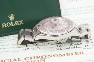 Originele Rolex 16622 Yacht Master Oyster Date - platina Bezel kopen? Bied vanaf 3500!