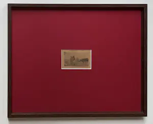 Marius Bauer - handgesigneerde ets | 'De ruiter' | 1897 (INGELIJST) kopen? Bied vanaf 200!