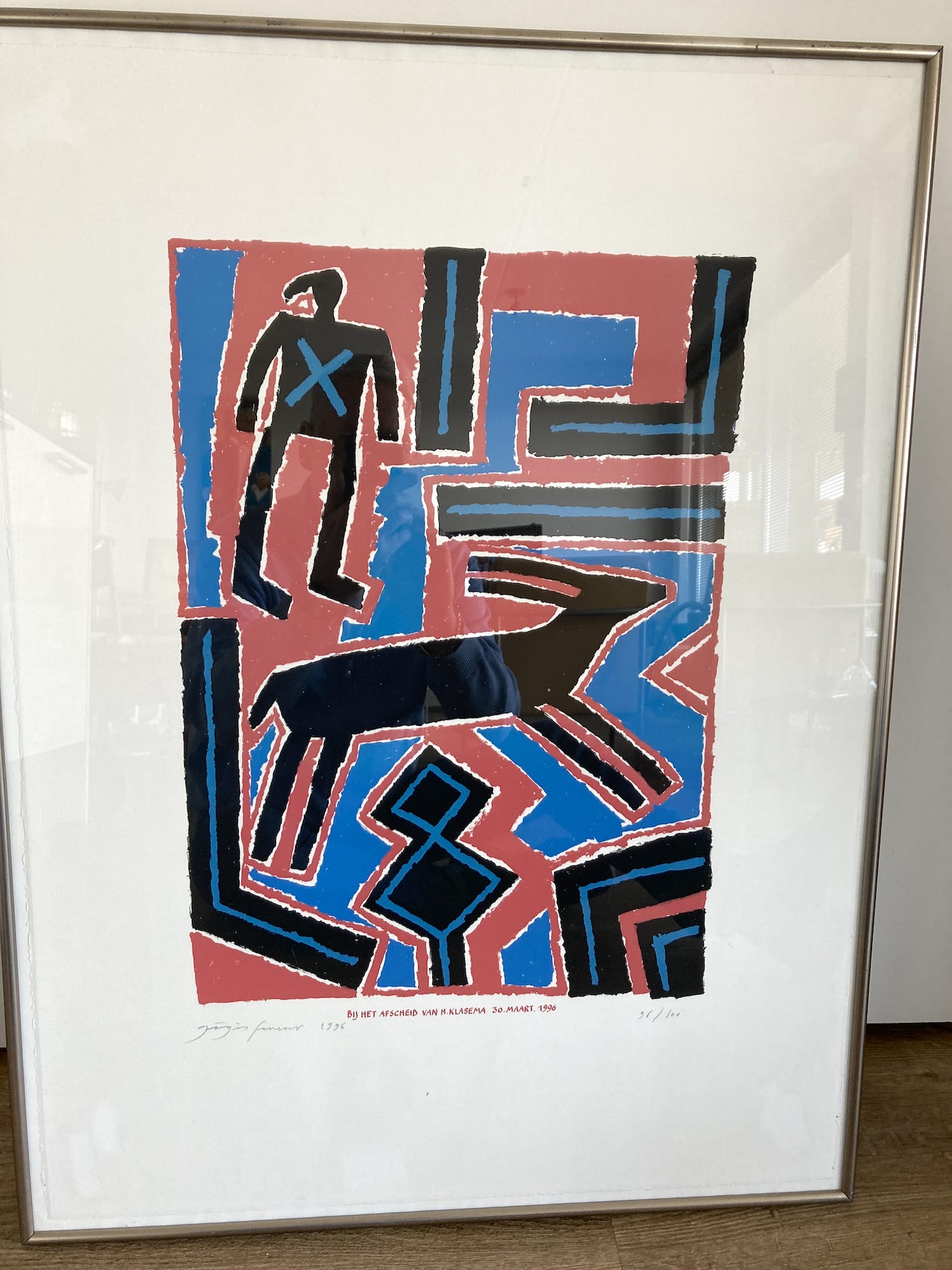 Ferenc Gogos - Kleurenlitho z.t. kopen? Bied vanaf 50!