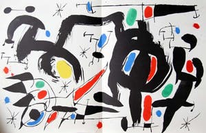 AcheterJoan Miro - Les esséncies de la terra? Enchérissez de 500!