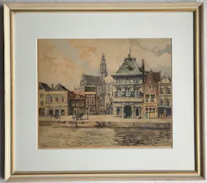 Hendrikus Roodenburg - Aquatint - Haarlem - Handgesigneerd en genummerd - 1941 kopen? Bied vanaf 70!