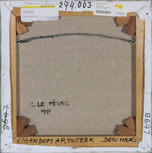 Charlotte le Fevre - Acryl op doek, Zonder titel kaufen? Bieten Sie von 150!