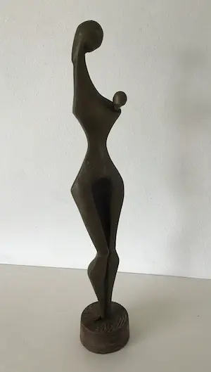 Brons (Onbekend) - Zonder titel - moeder en kind kopen? Bied vanaf 80!