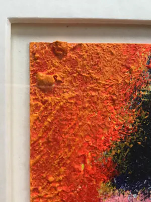 Saskia Bremer - Portuguese Impression,acryl op papier, unica, gesigneerd, ingelijst kopen? Bied vanaf 30!