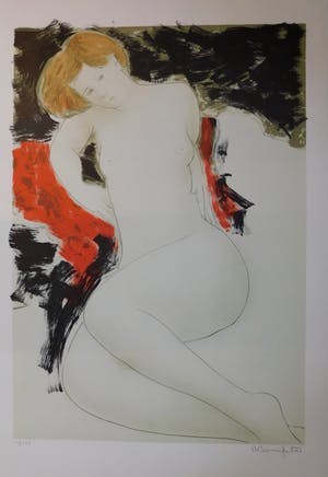 Alain Bonnefoit - Nu à la chaise rouge kopen? Bied vanaf 45!