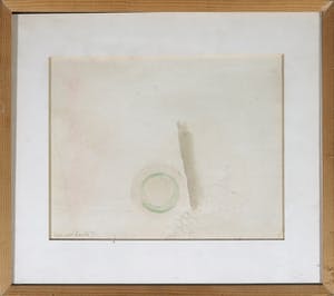 Guus de Ruiter - Collage en aquarel, Abstracte compositie kopen? Bied vanaf 20!