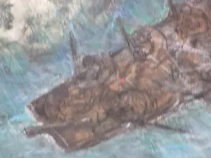 Willem van Dort - De reddingssloep vaart uit - Gemengde techniek kopen? Bied vanaf 35!