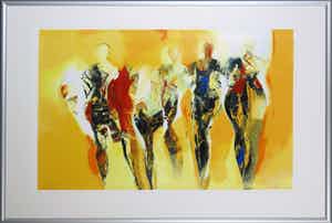 Peter Meijer - Zeefdruk, Oqives - Ingelijst (Groot) verkocht voor € 70!