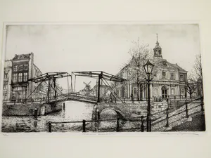 Jan van Rijsewijk - Grafiek - Stadsgezicht kopen? Bied vanaf 50!