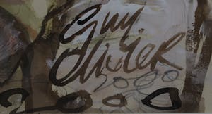 Guy Olivier - Gemengde techniek op papier, Dames en heer - Ingelijst (Groot) kopen? Bied vanaf 400!