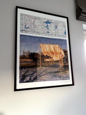 Christo - Christo - Handgesigneerd exemplaar The Gates - Ingelijst kopen? Bied vanaf 150!