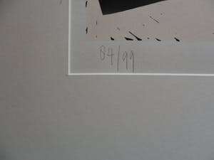 Hans Wap - Zeefdruk. Zonder titel kopen? Bied vanaf 35!
