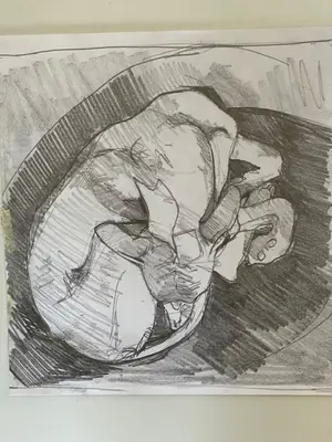 Pieter Pander - Slapend hondje "Bones" kopen? Bied vanaf 1050!