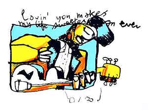 Herman Brood - Lovin you makes my life sweeter than ever verkocht voor € 200!