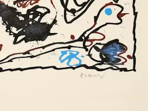 Pierre Alechinsky - Vivier - 1988 kopen? Bied vanaf 875!