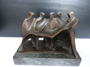 Brons (Onbekend) - Zwaar bronzen beeld . kopen? Bied vanaf 155!