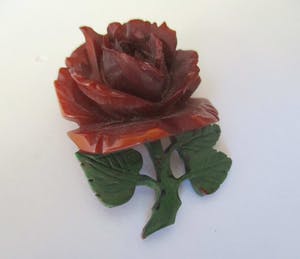 Curiosa - Art nouveau ketting, armband en broche van bakeliet kopen? Bied vanaf 1!