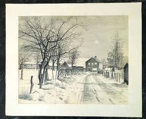 Toine Corstjens - Winter in Limburg verkocht voor € 135!