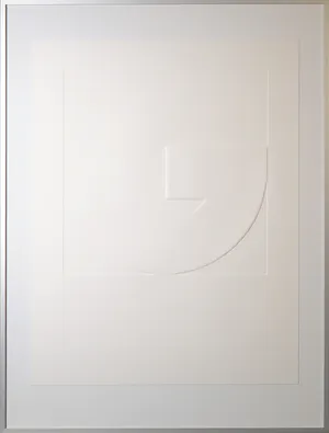 Harry van Kuyk - Reliëfdruk, Letter G - Ingelijst kopen? Bied vanaf 1!