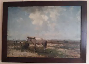 AcheterFedor van Kregten - Landschap met paard? Enchérissez de 150!