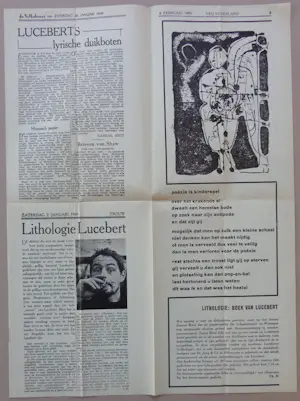 Lucebert - "LITHOLOGIE" / BOEKJE 10 GEDICHTEN + 10 ZW-W LITHO'S / 31x23cm / 1959 kopen? Bied vanaf 25!