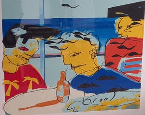 Herman Brood - Cruise. Mét certificaat Brood Erven. Zeer mooie kleuren kopen? Bied vanaf 400!