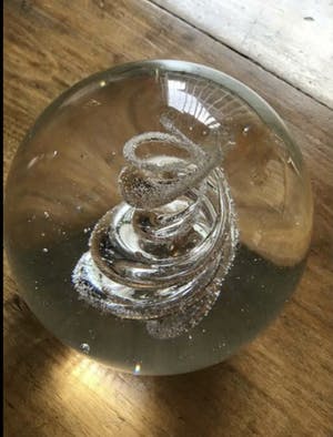 Niet of onleesbaar gesigneerd - Murano presse-papiers en Over.Oltre waxinelicht houder, gemerkt kopen? Bied vanaf 1!