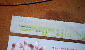 Wil Klaassen - Zonder titel II - (vaas met bloemen) - ingelijste grote gouache kopen? Bied vanaf 120!