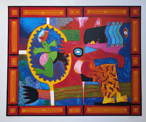 Clemens Briels - lot van 7 zeefdrukken - diverse oplages/jaartallen kopen? Bied vanaf 500!