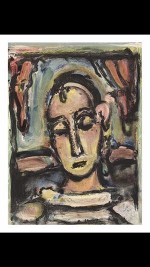 Georges Rouault - (1871-1958) - Tête de jeune fille kopen? Bied vanaf 60!