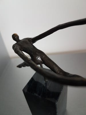 Corry Ammerlaan - Beeld "De sprong wagen" kopen? Bied vanaf 20!