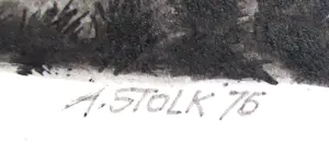 Ari Stolk - Vogel in vlucht (sperwer) kopen? Bied vanaf 45!