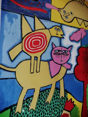 Corneille - Autour de l'arbre magique - 1994 - Handgesigneerd kopen? Bied vanaf 1000!