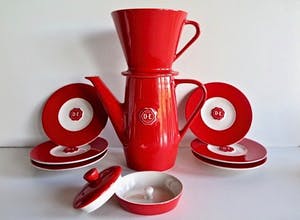 Nicolai Carels - Voor Douwe Egberts - Design Koffieservies - Gemerkt- PRIJS VERLAAGD kopen? Bied vanaf 39!